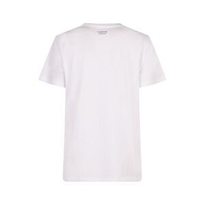 PAROSH Cotton T-Shirt with Logo Detail Women WHITE T-Shirts & Tops